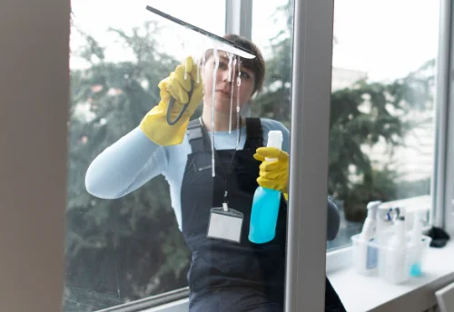 Nettoyage de vitres intérieures et extérieures à Saint-Aubin-d'Écrosville